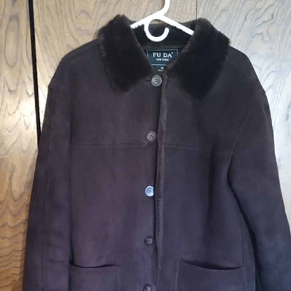FU DA New York Vintage Winter Pea Coat